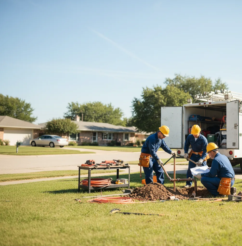 Sewer Line Repair in Gordonville, TX